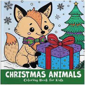 christmas animals coloring book for kids colouring pages for children