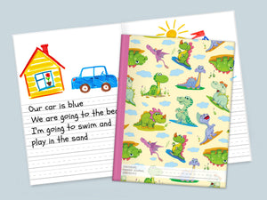 primary composition book K-2 story journal notebook draw and write notebook preschool kindergarten prek pre-k 