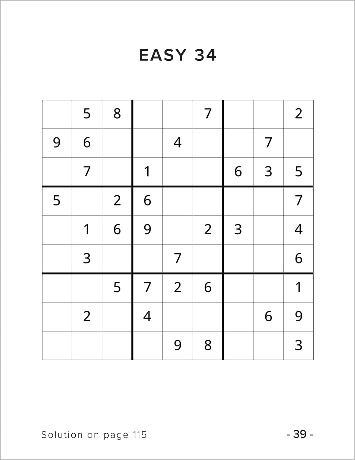 easy sudoku puzzles large print for seniors adults and visually impaired