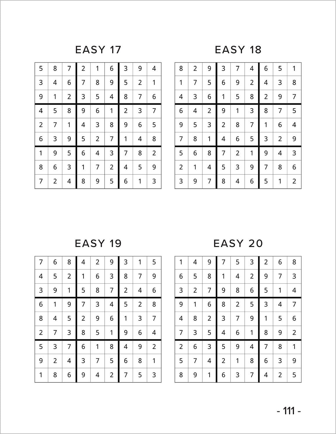 easy sudoku puzzles large print for seniors adults and visually impaired