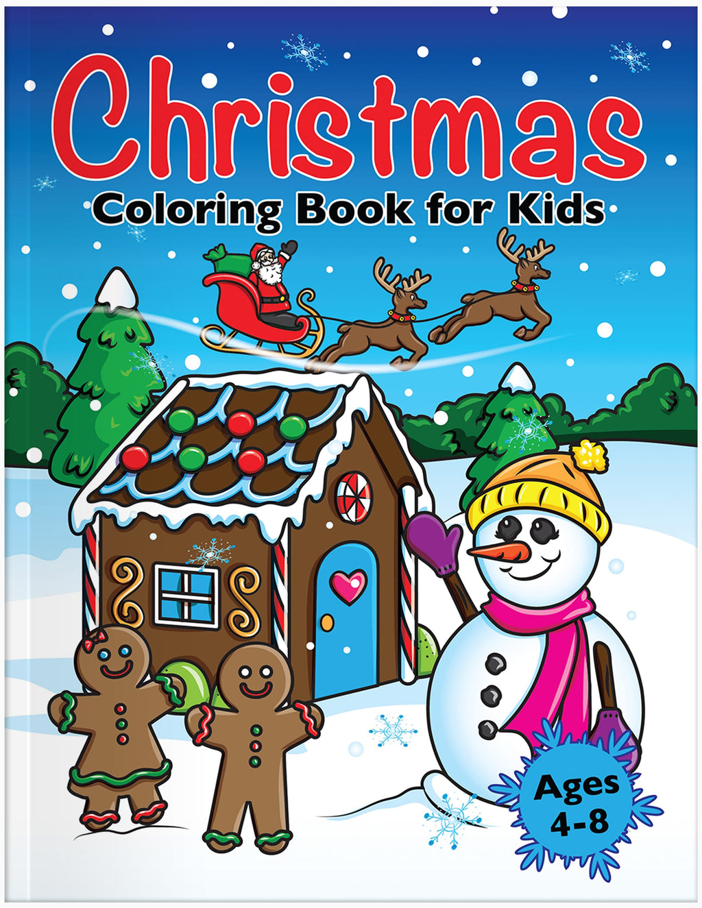 Christmas Coloring Book for Kids Ages 4-8