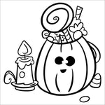 halloween bold and easy coloring book simple large print colouring pages for adults kids and seniors