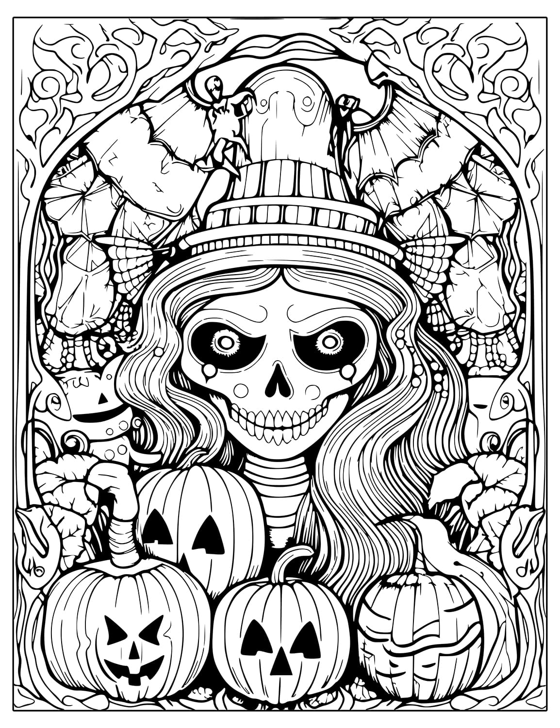 halloween coloring book for adults colouring pages spooky horror