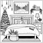 holiday coloring pages for teens and adults