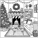 holiday homes coloring book for adults cozy christmas