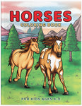 horses coloring book for kids ponies girls colouring pages