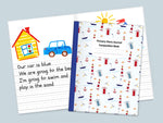 primary composition book K-2 story journal notebook draw and write notebook preschool kindergarten prek pre-k 