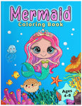 mermaid coloring book for kids colouring pages for girls ages 4-8