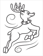 toddler christmas coloring book for kids preschool coloring pages cute reindeer