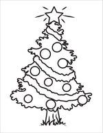 toddler christmas coloring book for kids preschool coloring pages tree with ornaments