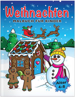 Weihnachten Malbuch für Kinder