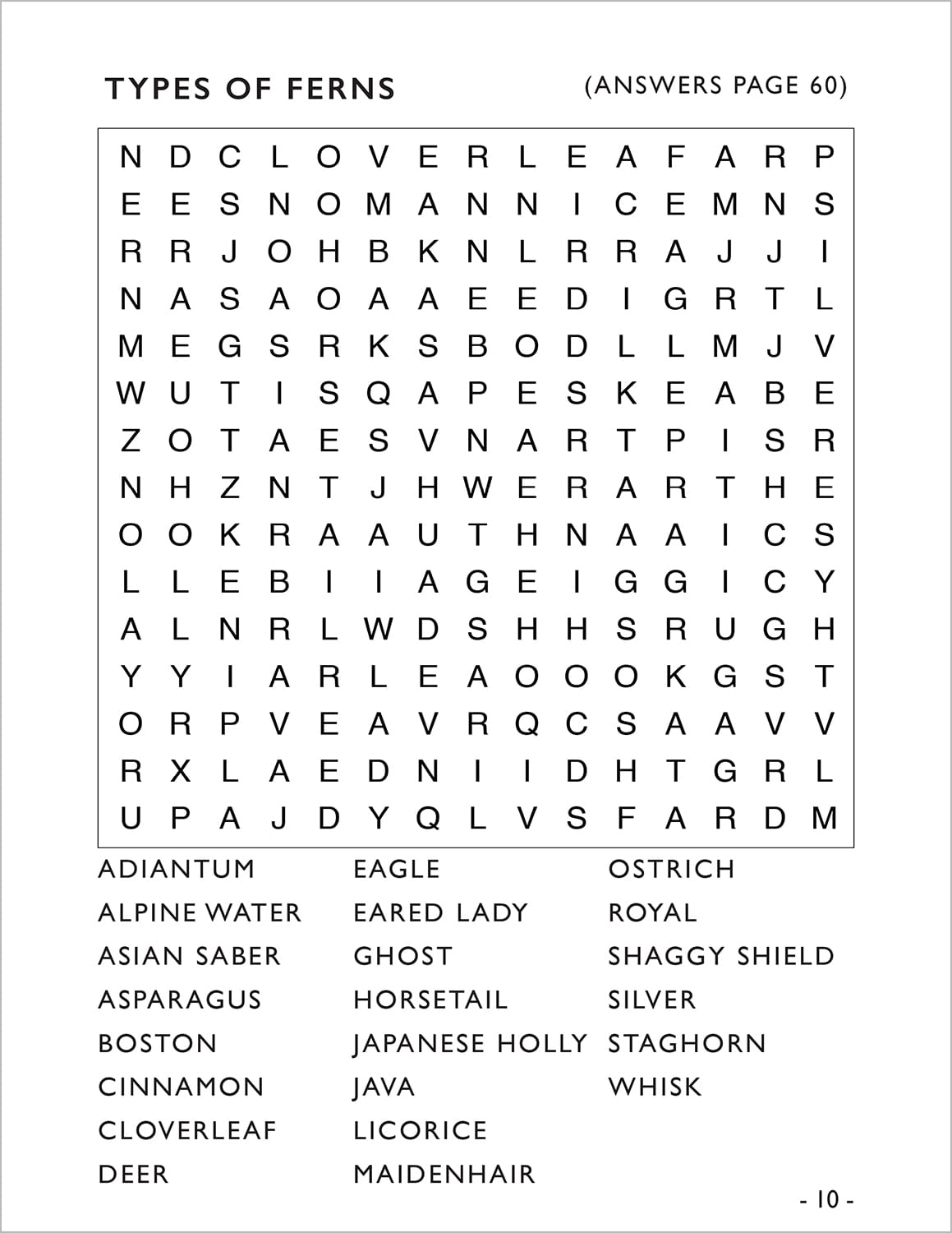 word search puzzles for gardeners large print for seniors adults and visually impaired