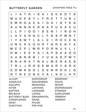 word search puzzles for gardeners large print for seniors adults and visually impaired