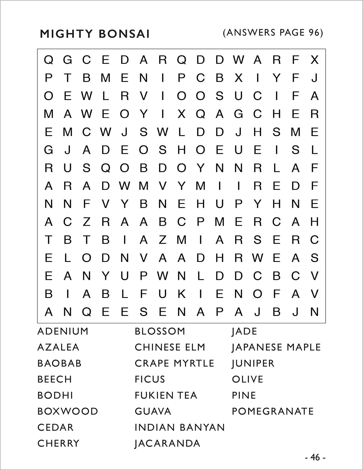 word search puzzles for gardeners large print for seniors adults and visually impaired