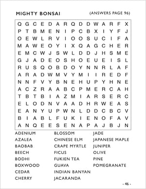 word search puzzles for gardeners large print for seniors adults and visually impaired