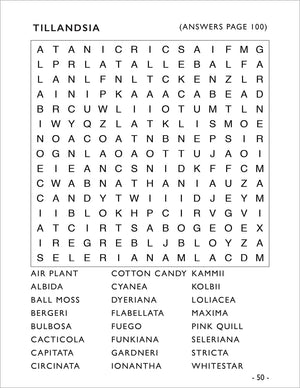 word search puzzles for gardeners large print for seniors adults and visually impaired