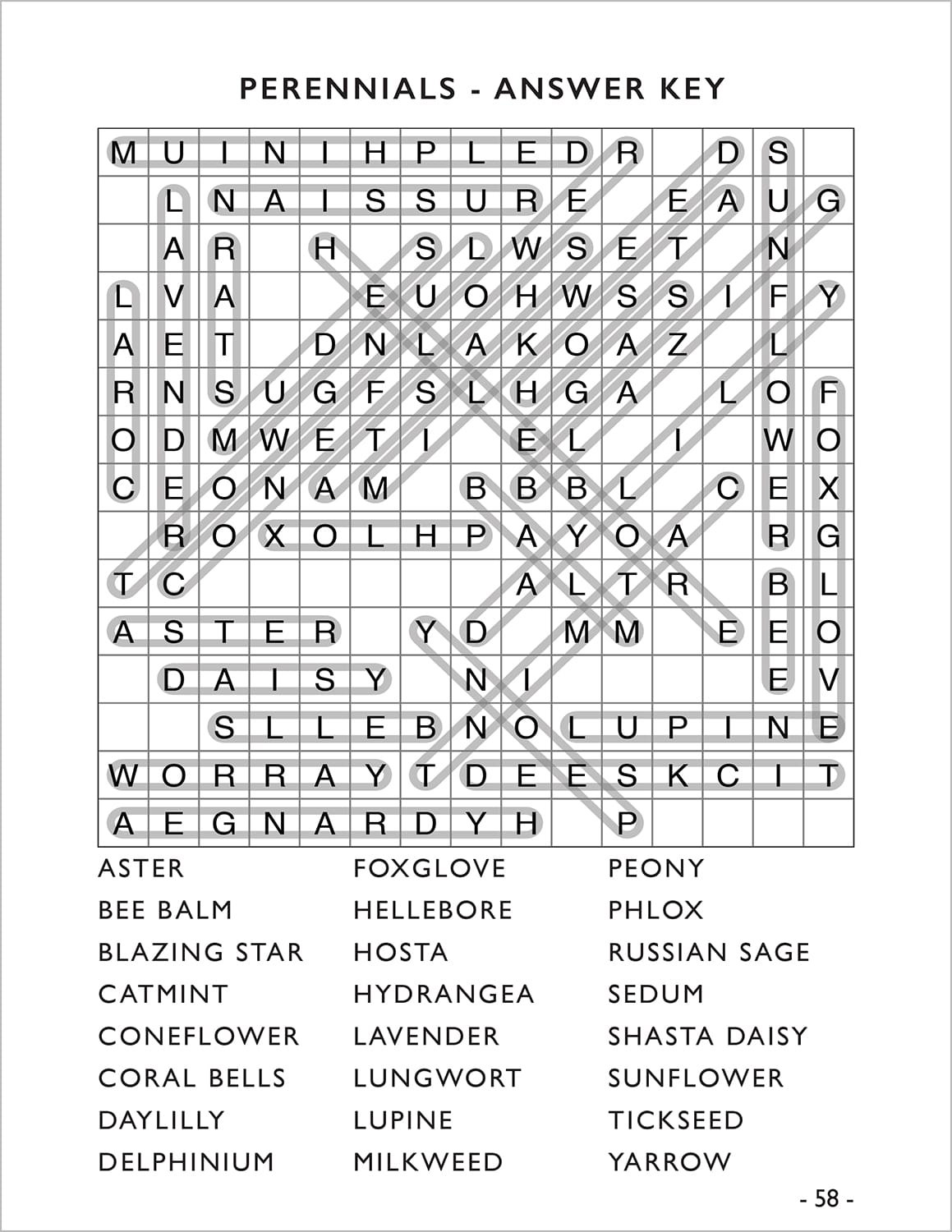 word search puzzles for gardeners large print for seniors adults and visually impaired