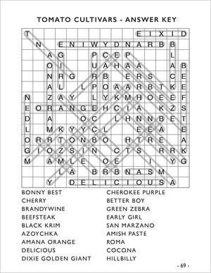 word search puzzles for gardeners large print for seniors adults and visually impaired